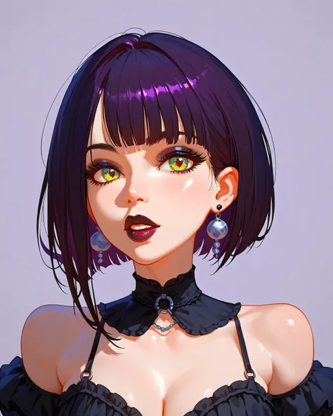 (gothic women), 21 years old, fall on my face, Best quality, score_9, score_8_up, score_7_up, textured skin 1.8, 