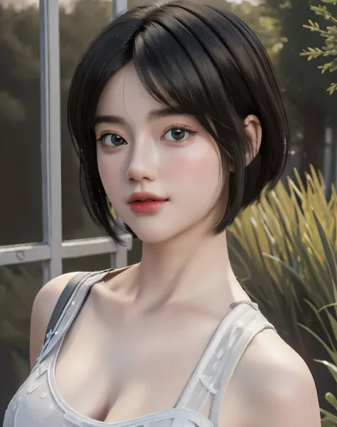 (best quality,4k,8k,highres,masterpiece:1.2),ultra-detailed,(realistic,photorealistic,photo-realistic:1.37),cartoon portrait,landscape,portrait,exhibition,painting,boy,art gallery,short hair,full body, breasts, open breasts, bra transparent, panties