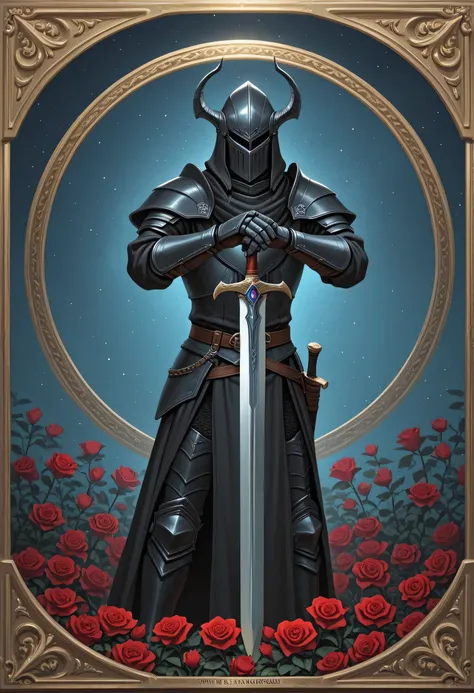 arafed high details, best quality, 16k, (ultra detailed: 1.5), masterpiece, best quality, (extremely detailed), RAW, dnd art, fantasy art, an epic sword with a rose vine entwined on the blade, a magnificent silver shinning sword, with a diamond in the hilt...