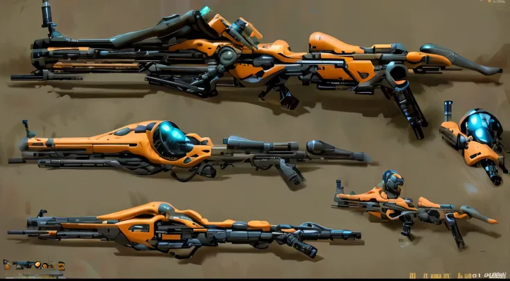 Sci-fi sniper rifle