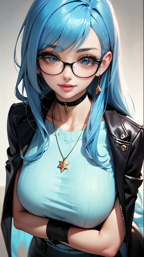  masterpiece,  Beautiful Art ,  professional artist , 8k, art style by sciamano240, Highly detailed faces, VERY FINE HAIR ,  very detailed clothes, 1 girl,  perfectly drawn body ,  beautiful face,  long hair,  light blue hair ,  Extreme facial closeup of a...