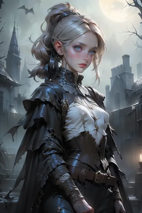 ((best quality)), ((masterpiece)), (detailed), score_9, score_8_up, score_7_up, score_6_up, (1girls), a female occultic knight, witch, knight, wielding a rapier-like sword, perfect face (((mastepiece, of the highest quality, super detailed))), photorealist...