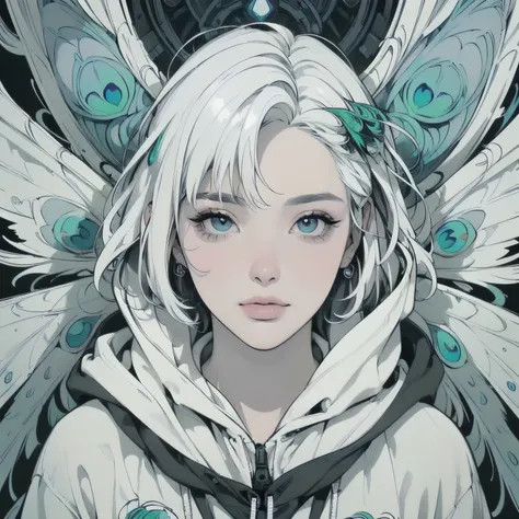 ((((masterpiece, top quality))), ((((32K wallpaper))), mechanical wings, perfect face, detailed hair, headshot, lots of white flowers, gorgeous light leaks, reaper, (((( detailed and complex futuristic mechanical wings)))), ((((beautiful perfect face)))), ...