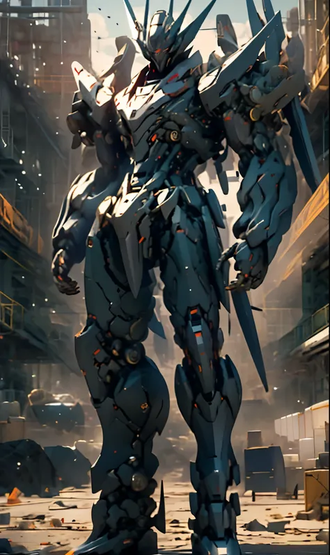 (best quality,8k,official art,painting:1.2),Optimus prime, extremely detailed CG masterpiece,absurd,dark_ fantasy,((dieselpunk)),(mechanical album cover,full-body girl,red:1.1),1 person,extremely detailed mechanical marvel,robotic presence,cybernetic guard...