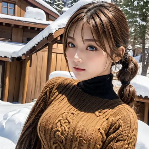 (table top:1.4, Photorealistic:1.4, 8k), Highest quality, masterpiece, Ultra High Definition, perfect dynamic composition, ((light brown hair:1.4))、high-definition skin and facial textures:1.3, limb details below, (( totally captivates you :0.9)), (Che...