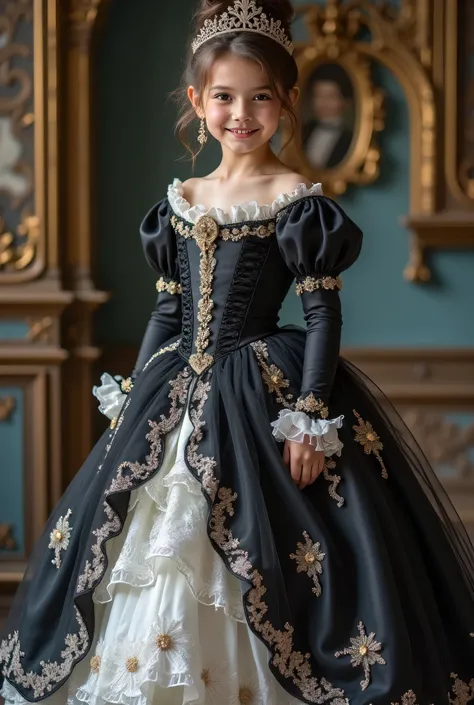 the girl is wearing a dress, Платье с рококо-frill ми, dress in the style of rococo, baroque dress, intricate fantasy dress , ornate frill y dress, romantic dress, frill y outfit, fantasy dress , frill , style you ,  full dress, (( that fashion  )), long-s...