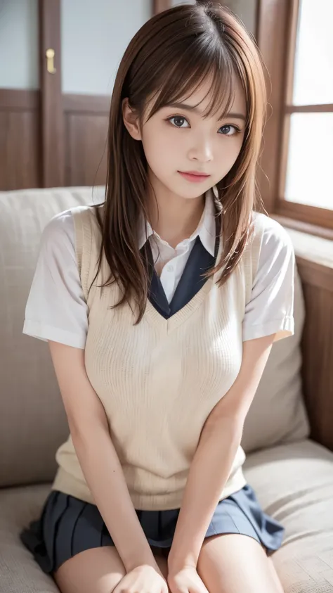 Highest quality, Focus on Your FACE , Soft light, Ultra High Definition, ( photorealistic:1.4), RAW photo,
1 japanese girl, alone, cute, (pupil, pupilに光), beautiful face with great attention to detail , ( small breasts),( high resolution detail of h...