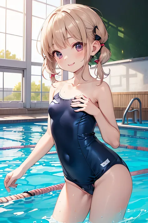 ((((Petite:1.5)))),(verysmall breasts:1.5),,(school swimsuit:1.7),,(Short twin tail hair:1.4),,(purple hair:0.8),(smile:1.0),(nude:1.8),,pool,nsfw,






