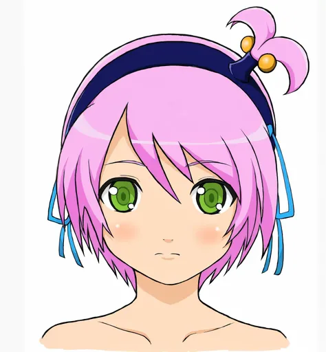 anime girl with pink hair and green eyes, haruno sakura, pink twintail hair and cyan eyes, anime girl named lucy, rei hiroe, cute girl with short pink hair, anime style character, anime character, humanoid pink female squid girl, sakura kinomoto, yayoi kas...