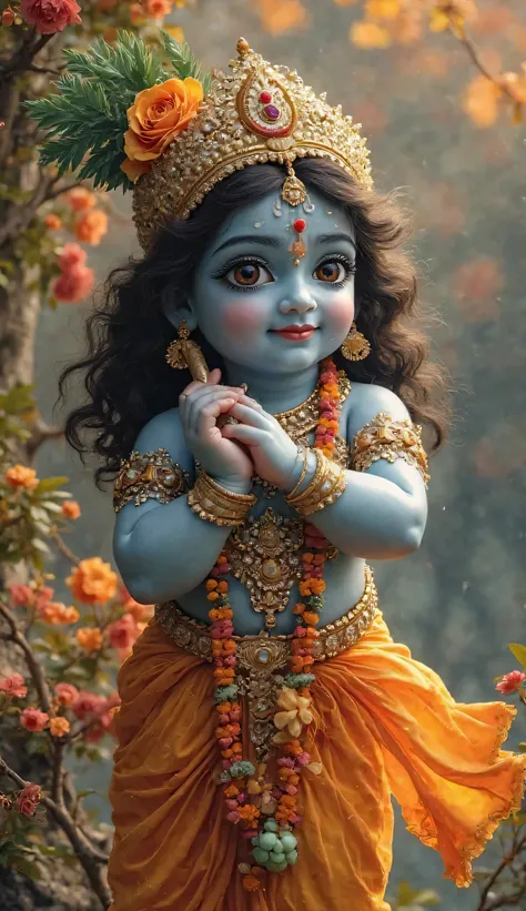 "Find peace in Krishna’s melody, love in his wisdom, and joy in his presence." ✨
"Where there is Krishna, there is love, wisdom, and infinite joy."
"Surrender to Krishna, and he will guide you through the dance of life."
"Radhe Krishna – A love that transc...