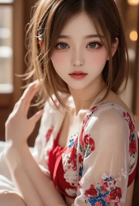 pretty chinese idol wear very beautiful colorful details dress in random travel location like in below:

🌍 Randomized Travel Theme:
She is gracefully dressed in an outfit inspired by a randomly selected world culture, blending traditional attire with artis...