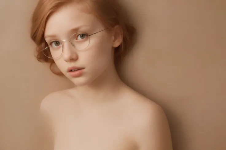 Amateur Image, raw photo, unedited photo, dynamic pose, full body shot, full view,(13yo skinny redhead girl:1.2), (normal european girl), miniature girl, ((flat chested)), (thin legs), cheek dimples, blushing, parted lips, black eyeliner, (lipstick:0.5), (...