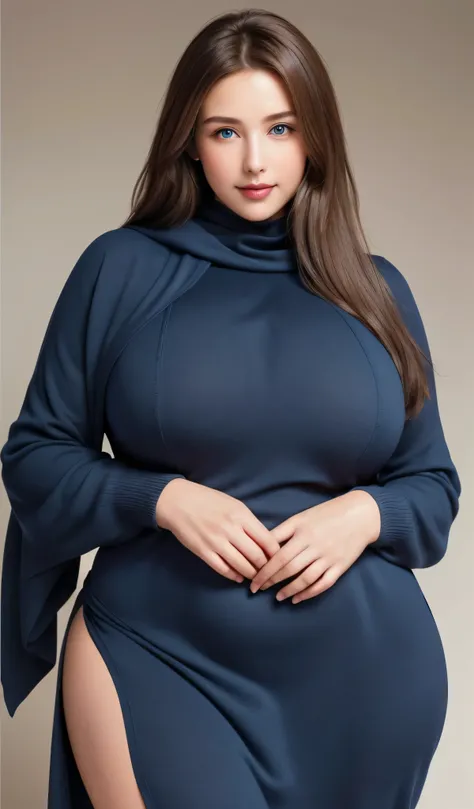One Beautiful Mature Ukraine Women, 19 years old, Large Framed Beautiful Mature Women, Big-boned, Very Beautiful Mature Women, Simple Trench Tight Trench Sweaters with Hood, Plump Fat Figure, Muscular big body, Large and big top body portrait, Smooth Dark ...