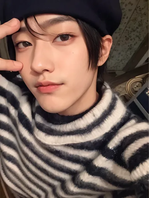 Arafed Asian man with white t-shirt and black hair..., androgynous face, Jung Jaehyun, jinyoung shin, delicate androgynous prince, kim doyoung, 1 boy with a thin face, Smart Ulzzang, cai xukun, beautiful androgynous prince, androgynous person, kim taejin, ...