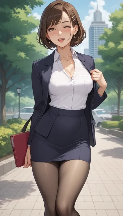  score_9,  score_8_up ,  score_7_up ,  source_ anime、Highest quality、8k、 masterpiece、sup er high definition、natural light、perfect anatomy、One Woman、 small tits、saggy breasts、glamorous physique、(Okuzumi Yuiko)、Mature Woman、short bob hair、 cute face、orgasm f...