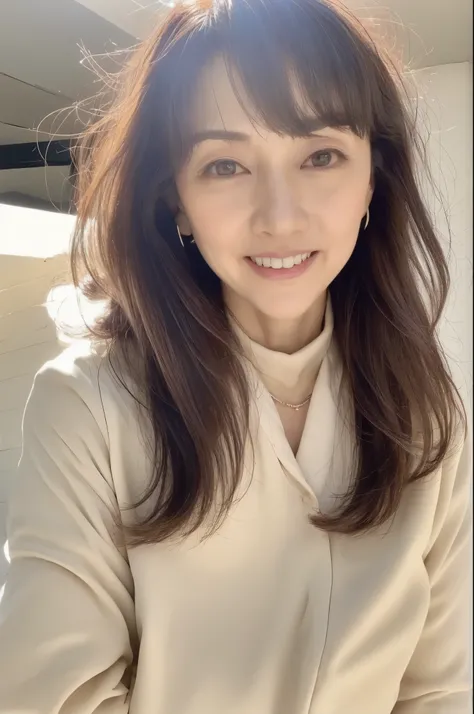 nsfw, ((Highest quality)), ((8k)), ((masterpiece:1.3)), ( PERFECT LOOK ), (photorealism:1.6), (), (Japanese women shopping), ( shopping malls that many people go to), Clarify the Background, Japanese Woman, 47 years old, ((realistic skin texture)), ( fine ...