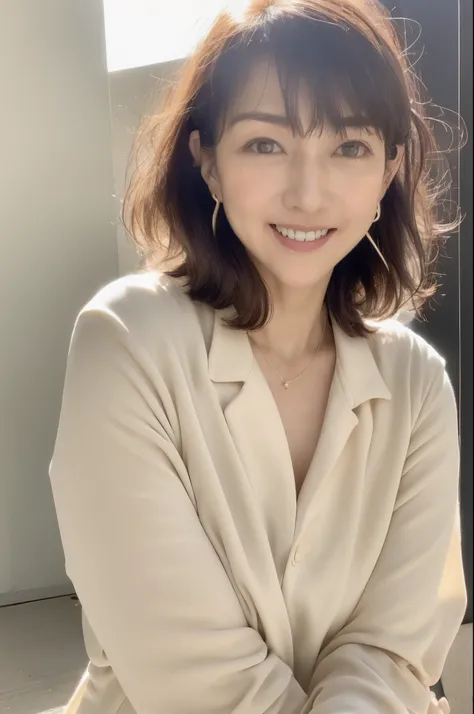 nsfw, ((Highest quality)), ((8k)), ((masterpiece:1.3)), ( PERFECT LOOK ), (photorealism:1.6), (), (Japanese women shopping), ( shopping malls that many people go to), Clarify the Background, Japanese Woman, 47 years old, ((realistic skin texture)), ( fine ...