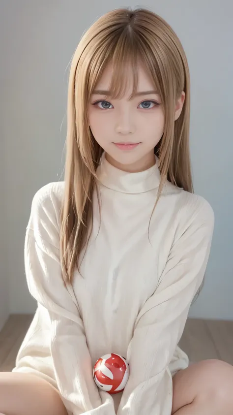  extremely beautiful, Silky,  super long blond hair 、 very cute beautiful sexy girl 、 very perfect beautiful cute face 、  clear , beautiful, Super bright, 白いbeautiful女の子, Ice baby,  Big Blue Eyes 、a thin iris with very bright pigment、white shiny skin 、Glos...