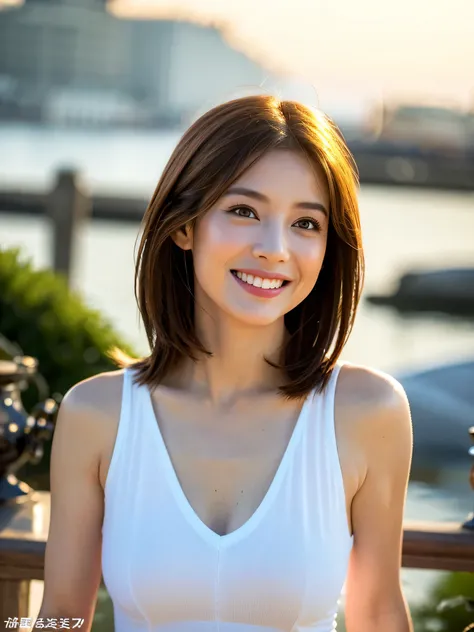 ((White Wine)),((   wine glasses)),(realistic, superrealistic:1.4), 16K HDR,  high image quality,((White Wine)),((   wine glasses)),pink dress、happy smile、    short hair,   best smile、japanese actress, so beautiful(   just like the real thing   ),   dress、...