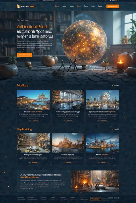 a detailed, realistic, hyper-detailed landing page for BHARAT VARSH IMPEX, a global partner, with a unique and engaging design, an immersive scenedetailed,realistic,hyper-detailed,landing page,BHARAT VARSH IMPEX,global partner,unique,engaging design,immers...