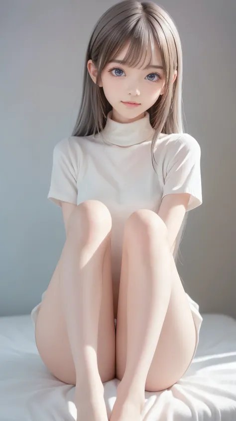 ( mystical background , immersive background), extremely beautiful, (Silky Hair,   silver hair)、 very cute beautiful sexy girl 、 very perfect beautiful cute face 、 Beautiful, immaculate girl、 clear , beautiful, Super bright, 白いbeautiful女の子, Ice baby,  Big ...