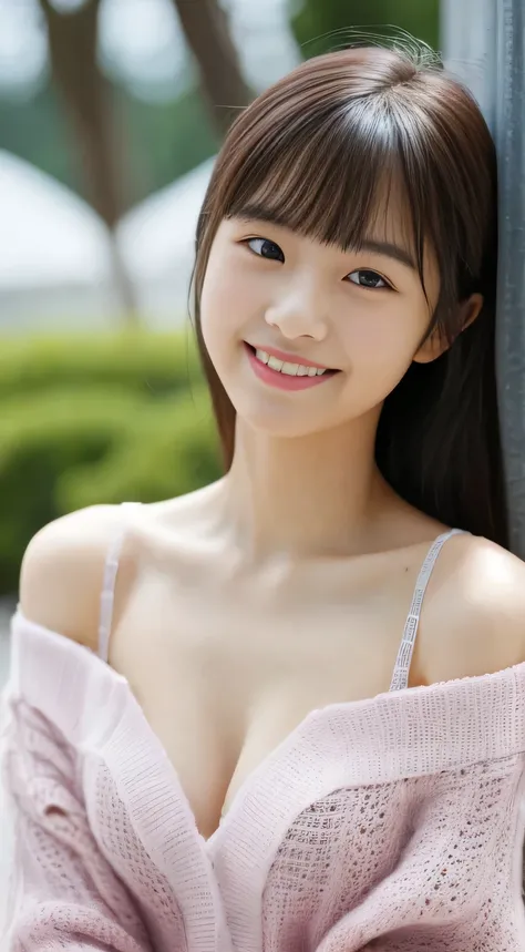 masterpiece,best quality,(Japanese girl),((Beautiful girl)),cleavage,(off shoulder:1.2),(perfect body beauty:1.2),(shy smile),From slightly above