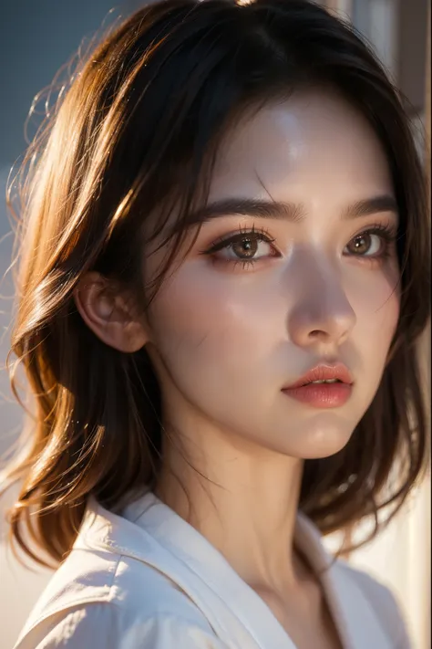 photorealistic, ultra realistic, masterpiece, best quality, HDR,UHD,8K,1girl,18yo,upper body,