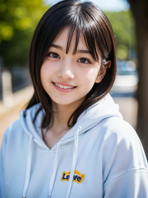 (Best-quality, Masterpiece, Ultra-High-Resolution, (Photorealistic:1.4), Raw Photo, depth of field, professional lighting, perfect anatomy, extremely details), 1girl, 15-years-old, the most famous Japanese idol, looking at viewer, (innocent smile), (((most...