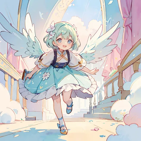 (pastel colors:1.3)、(Cute Illustrations:1.3)、( watercolor:1.1)、
detailed background、1 girl、 Charming Smile 、Beautiful and detailed、Haze、colorful、marble、 light particles、patterns、
Detailed view、Vivid Colors、strong highlights and shadows、 delicate details、 d...