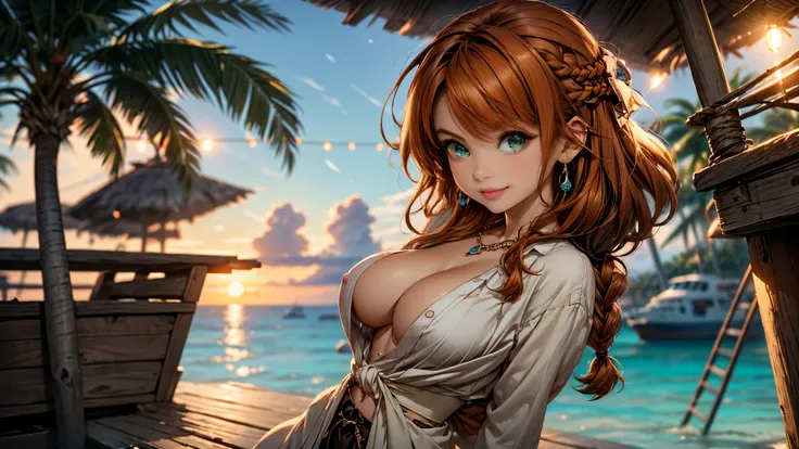 ((1girl, solo)), ((Realistic)), little, cute, young pretty girl, (()), ((young girl)), ((loli)), (()), ((skinny waist)), ((large breasts for a girl so young)), ((breasts defy gravity)), (short in stature), (beautiful girl), (dark tan girl), (pirate girl), ...