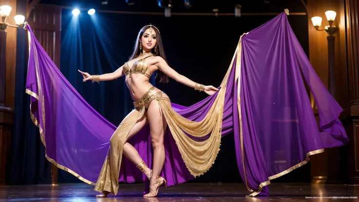 ARAB DANCER - SEXY BELLY DANCE - STRONG LEGS - BELLY OUT - REVEALING TRANSPARENT CLOTHING
