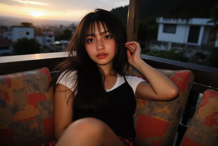 Flash photography (realistic,life-like skin texture,symmetrical,aesthetically pleasing,cinematic composition,detailed portrait,photorealistic,masterpiece,ultra-detailed,sharp focus,physically-based rendering,extreme detail description,professional,vivid co...