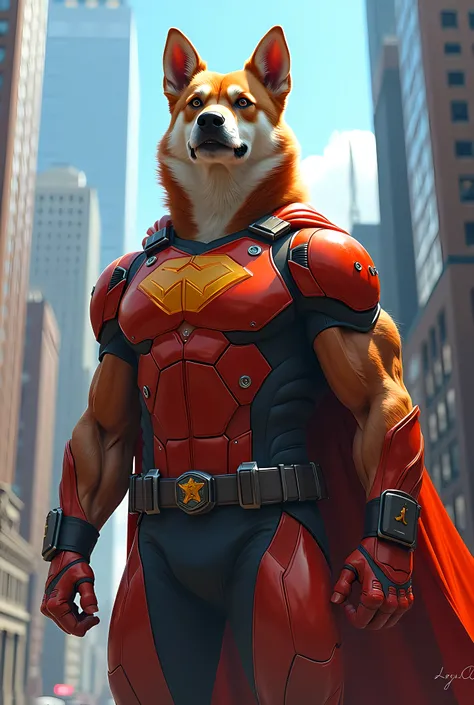 Superhero dog