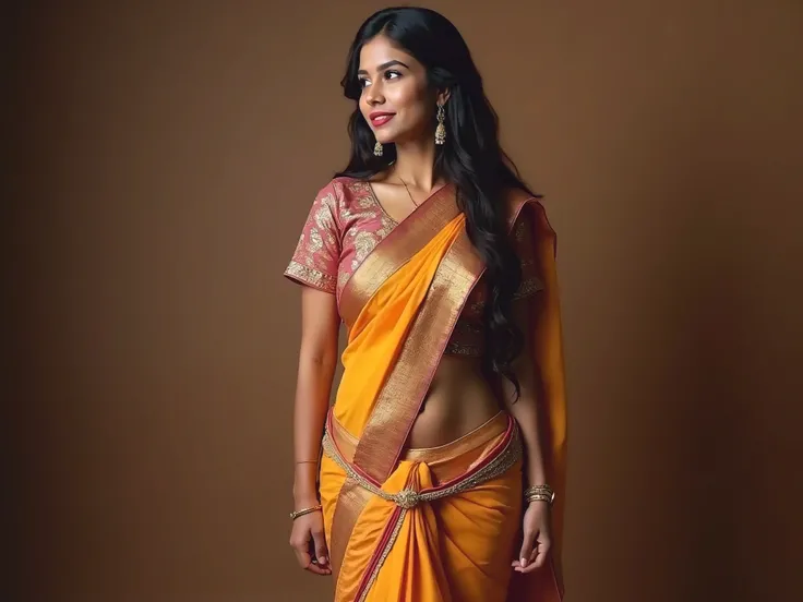 a young beautiful indian woman in saree . in around 28 years ok old .and must got a beautiful figure of her . And also yet to married . Best figure have ever got in the world full size (body )photo . With the view of her great figure(waist of her ) . Move ...