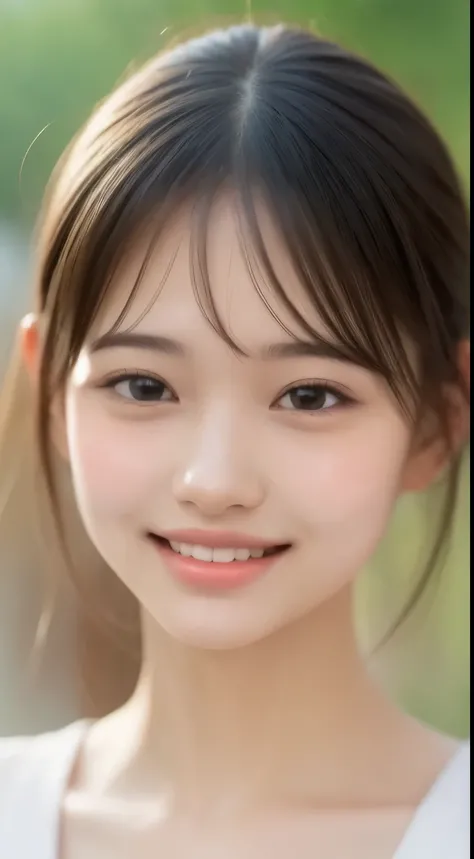 floating hair,  light smile,  Tell me about 1 beautiful girl,bangs,  masterpiece, anatomically accurate, top quality