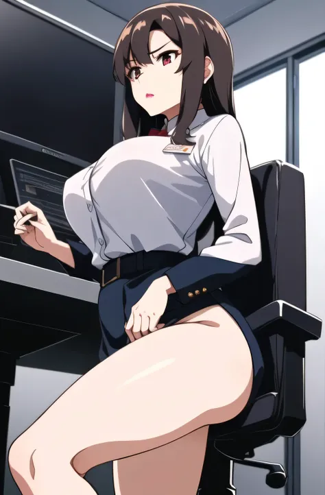     （（5 fingers delicately and accurately depicting the beautiful fingers of an office worker）），（ faces），white blouse  ，         black panties，        ，（（        big breasts stand out   ）），（ big breasted ），   ，           black panties，，              in off...