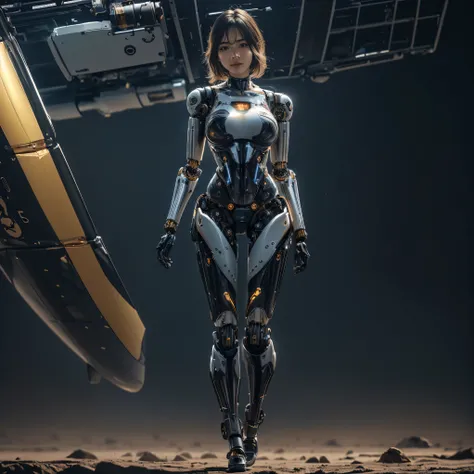 intelligent bionic robot, 2 women’s heads, woman, cyborg robot parts, microchip, Bright studio, hyperrealism, high detail on the face, delicate details, soft writing, rimlight, Rendered by Octane, Unreal Engine 5 rendering, Mechanical Public Enemy Style, 1...