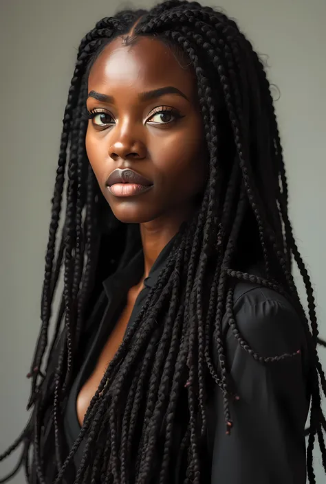 Black woman with locs