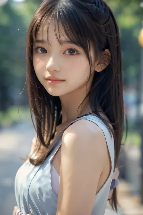 masutepiece, Best Quality, 8K, 1 girl, 20 yo, Full body, Solo, Cute, Girly, Delicate girl, Neat and clean beauty, Raw photo, Professional Photography, Portrait, Soft light, Professional Lighting, Back lighting, look forward to your eyes, Sophisticated, Fi...