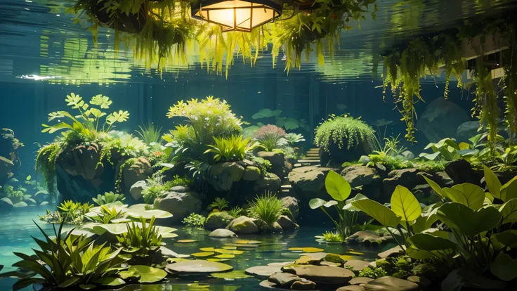 Aquatic plants, All glows — sounds like a great setup! Enjoy the beauty of shrimp and Aquatic plants in the comfort of your home,  create a relaxed atmosphere ,Exude their light .