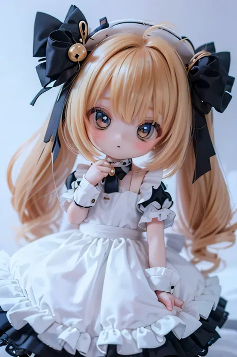 
         rabbit girl        、      chibi    、     young girl、       Tea in a tea room dressed in gothic lolita clothes