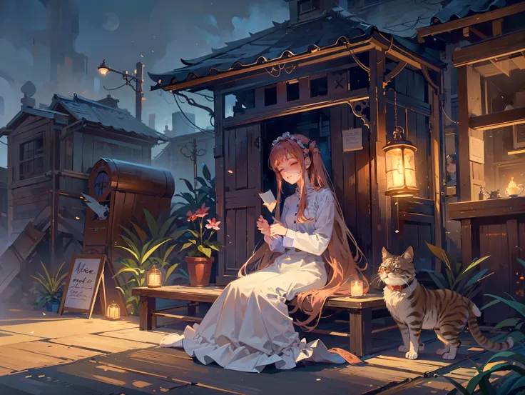 A very beautiful witch、Multiple very large cats、Witch&#39;s Familiar Cat、The witch is diligently hitting the cat、The cat is standing upright on two legs、Cats are very eerie、A group of bakeneko、On a night when the moon is beautiful, I'm alone in the forest,...