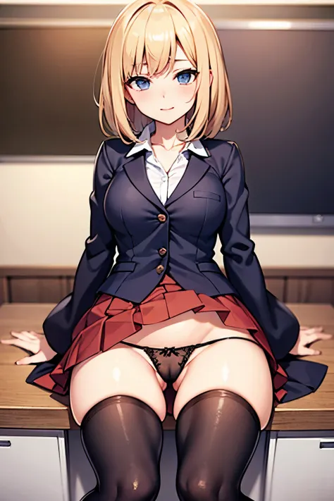  beauty、 sexy、glamour、 adult 、office lady under double sleeve desk、tight skirt、 crouch、panties、wave hair、medium hair、stockings