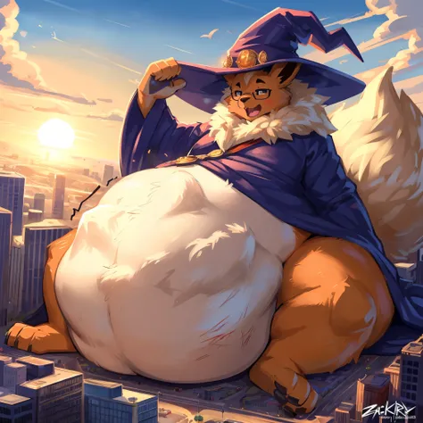 4k ultfigurelity, (4k half body view:1.0),ultra high detailed body,feral (flareon),enormous body,(small head), (hyper belly:1.3), (round belly),(bigger belly:1.3),bloated belly,side view,by Zackary911,drawn in the style of Akira Toriyama, animated in the s...