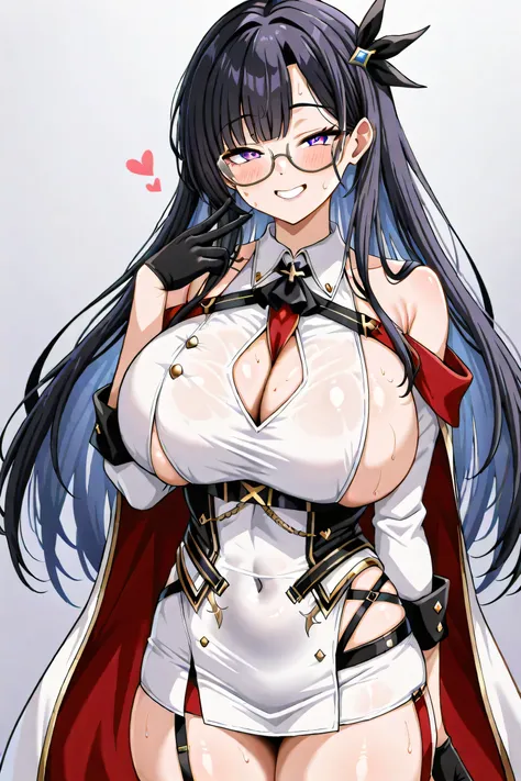 dupleix \(azur lane\), BREAK
best quality, masterpiece, high quality,   BREAK
military uniform, naughty face