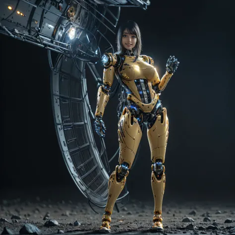 intelligent bionic robot, 2 women’s heads, woman, cyborg robot parts, microchip, Bright studio, hyperrealism, high detail on the face, delicate details, soft writing, rimlight, Rendered by Octane, Unreal Engine 5 rendering, Mechanical Public Enemy Style, 1...