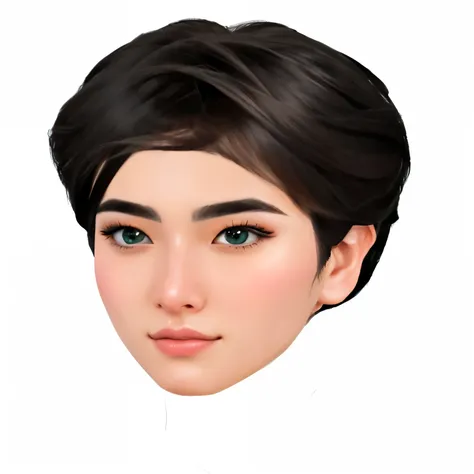 a close up of a person with a short hair and a face, realism artstyle, single realistic face, face very realistic, highly_detailed_face!!!, realistically rendered face, face realistic, digital art. @mariomaniacdude, inspired by Sim Sa-jeong, extremely real...