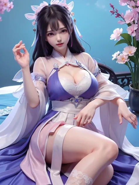 (8k, RAW photo:1.2),godess cute l2 old detail face, masturbate, big breast wet water, sexy, short skirt lace , twin tail, CG Unity 8k Wallpaper, lace petticoat and very thin silk wet , open v chested petticoat , fishnet stockings, she lying on bed, vignett...