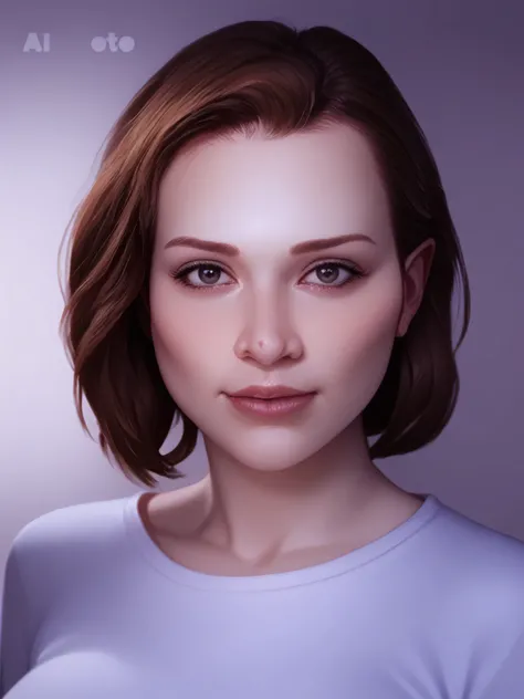 a close up of a woman with a white shirt and brown hair, portrait sophie mudd, accurate ultra realistic faces, photorealistic beautiful face, ultra - realistic faces, hyperrealistic beautiful face, ultra realistic faces, beautiful realistic face, young fem...