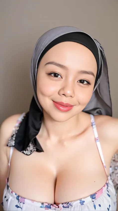 (((Shiny))), (((Saggy ))), (((saggy ))), (((saggy breasts))), (((Huge ))), (((Huge ))), (((huge breasts))), ((thick lips:1.7)), Lace, (Happy smile), (((HIJAB MALAY GIRL))), masutepiece, High quality, UHD 32K, Realistic face, Realistic skin feeling , A Japa...